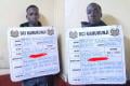 Collage photo of two suspects arrested over fatal stabbing of shoe trader.